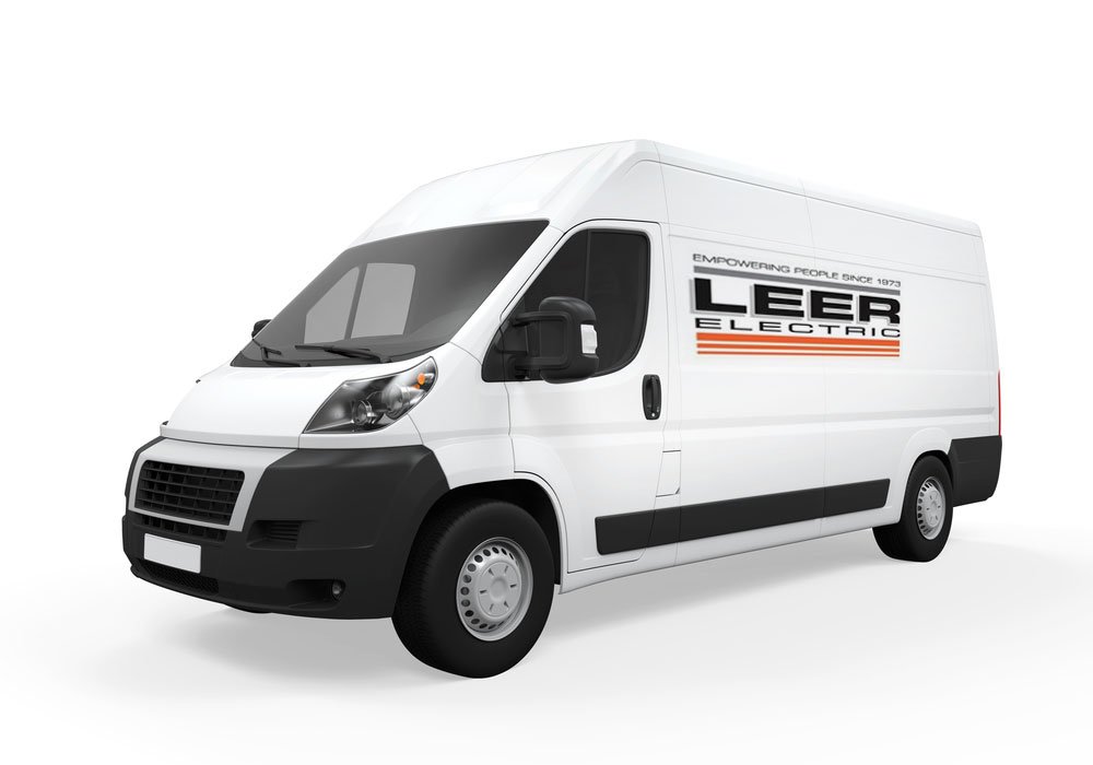 Leer Electric service van