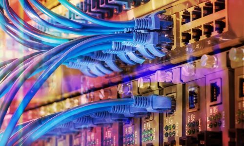 Network cables and hub